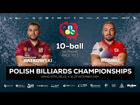 Polish Billiards Championships - Kielce 2024- FINAL TV - BATKOWSKI SEBASTIAN VS REGIELI JERZY