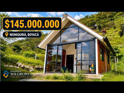 📌 ENCANTADORA CABAÑA CAMPESTRE EN VENTA MONIQUIRÁ BOYACÁ – VEREDA COLORADO
