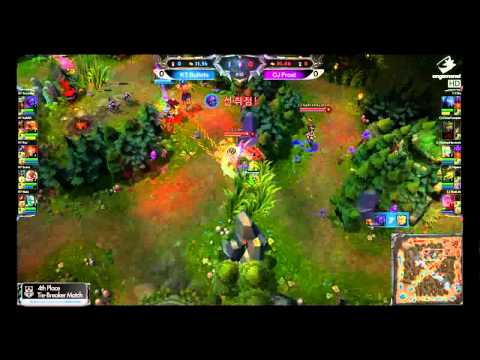 KT Bullets vs CJ Frost - Korea 4th Seed Placement G1
