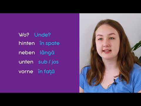 Învață Germană GRATUIT - Indicații de orientare (Lecția 2)