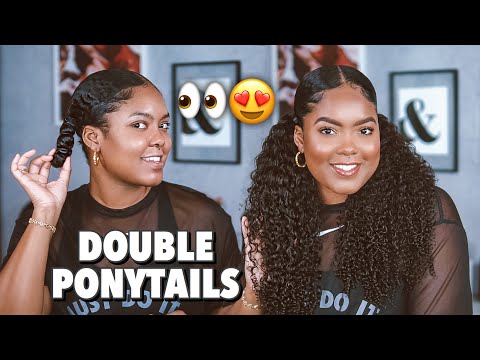 Easy Two Ponytail Hairstyle Tutorial!