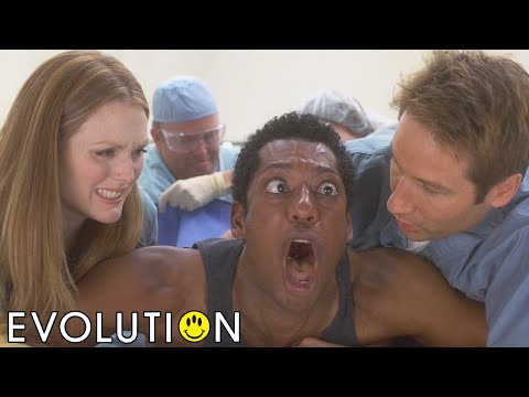 Evolution (2001) - Fly Gets in Harry's Suit