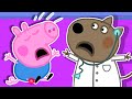 Uh Oh Georgie Pig Falls And Injures His Knee Peppa Pig Nursery Rhymes And Kids Songs
