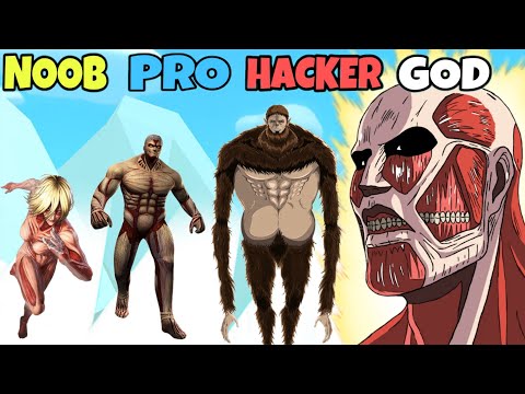 NOOB vs PRO vs HACKER vs GOD in Titan Rush (New Update)