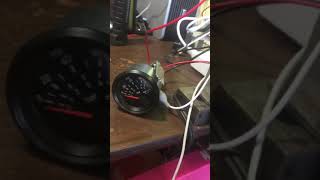 Bench testing VDO gauge + sender