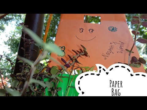 Easy PaperBag🤩/How to make a paper Bag/Nazrin's world