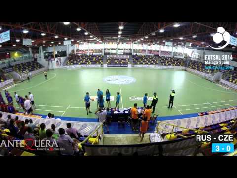 Russia - Czech Republic, Males quarter final - WUC Futsal 2014