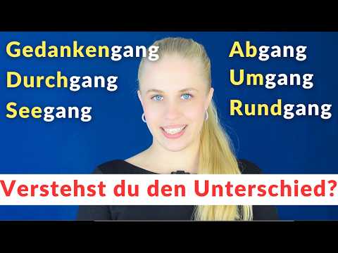 8 Wörter mit „Gang“ – Verstehst du alle Bedeutungen? | DEUTSCH B2 C1 C2