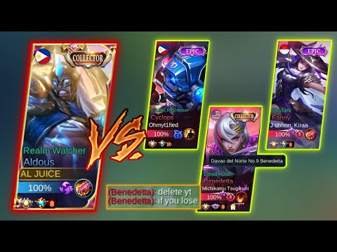 TOP GLOBAL ALDOUS VS 2 TOP GLOBAL SUPREME AND 1 SENIOR BADGE (I will delete my yt if I lose)