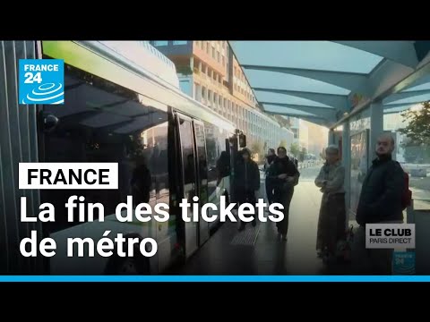 France : les tickets de métro en carton, c'est fini • FRANCE 24