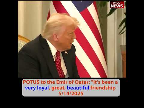 Emir of Qatar: 'First American President to Officially Visit Qatar'; Trump on Syrian Leader: 'Young, Attractive, Tough -- Real Shot at Holding It Together'