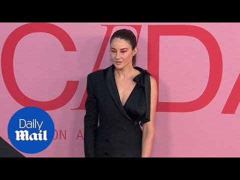 Shailene Woodley means business on the red carpet at the CFDAs