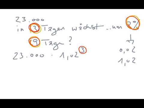 Wie man Wachstum und Zerfall berechnet