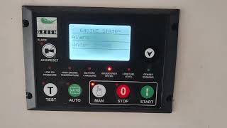 Generator not starting| under speed |