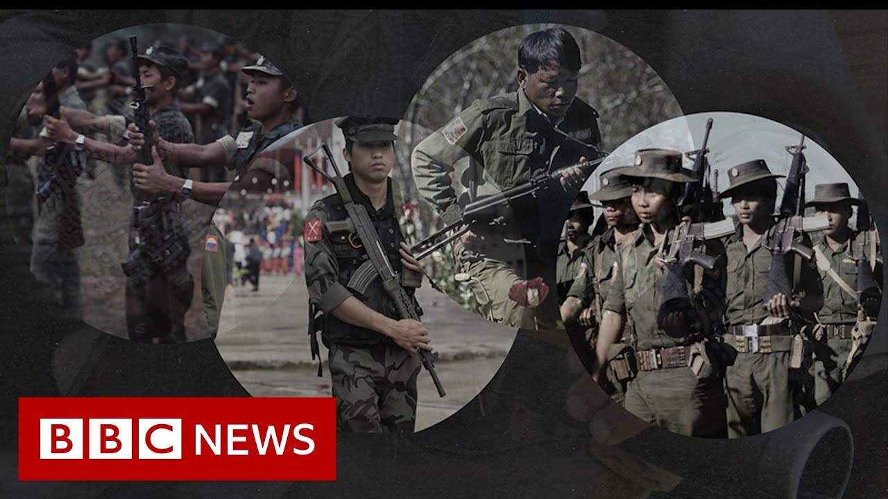 How many ethnic armed forces does Myanmar have?