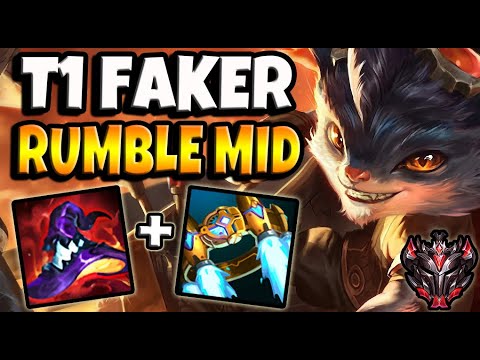 T1 Faker RUMBLE vs SYLAS [ MID ] Patch 11.8 Ranked Korea ✅