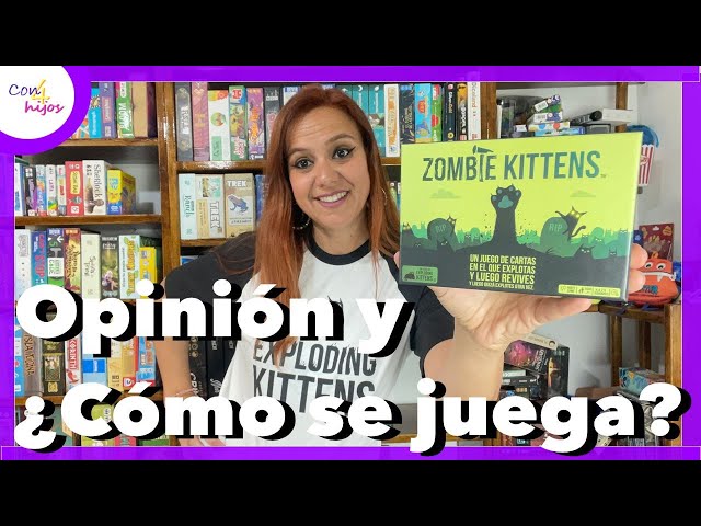 Vídeo relacionado con Asmodee Zombie Kittens, Juego de Cartas con Mecánica de Resurrección de Gatos y Venganza Desde el Más Allá, Compatible con Exploding Kittens, A Partir de 7 Años, 2-5 Jugadores, 15 Minutos, Español