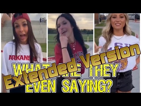 EXTENDED Version Southern College Girls Talking Gibberish (Mi no speak Enqwish)