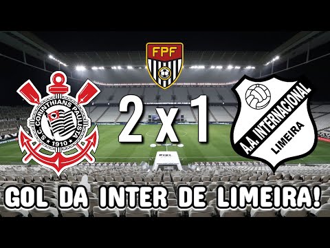 Gol da Inter de Limeira! É de Talisson! | Corinthians 2 x 1 Inter | Campeonato Paulista 2021