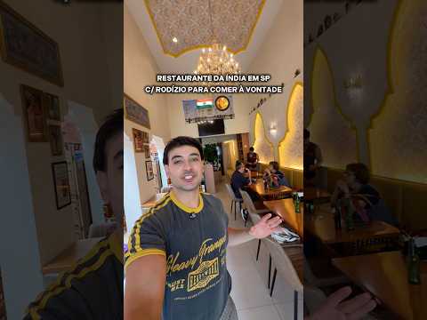 COMI UM RODÍZIO DE COMIDA INDIANA EM SÃO PAULO COMANDADO E FEITO POR NATIVOS DA ÍNDIA 🇮🇳🍽️😋✨