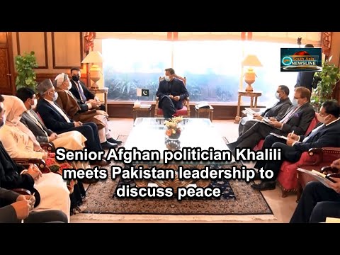 Senior Afghan politician Khalili meets Pakistan leadership to discuss peace