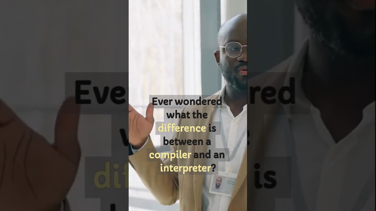 Compiler vs Interpreter Explained in 60 Seconds ⚙️ #Shorts #Programming #TechTips