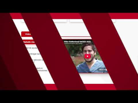 Navegación general de campus virtual UniCIEO