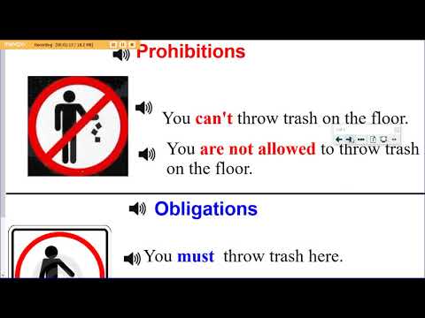 interchange 2  unit 14  -modals for permission, prohibition and obligation