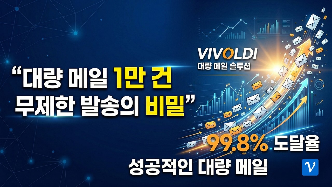 대량 메일 무제한 발송 및 정교한 성과 분석 솔루션 가이드