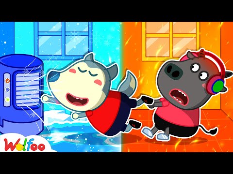 Too Cold or Too Hot?! ❄️🔥 Wolfoo & Bufo’s Summer Temperature Battle | Wolfoo Channel | Kids Cartoon