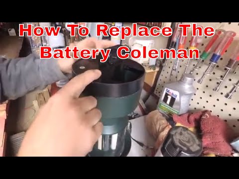 How to replace the battery in your coleman lantern