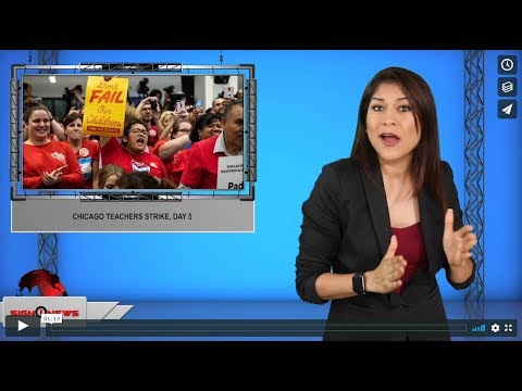 Chicago teachers strike, day 5 (ASL - 10.23.19)