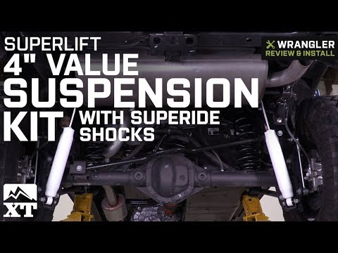 Jeep Wrangler SuperLift 4" Value Suspension Kit with Shocks (2007-2018 JK 4 Door) Review & Install