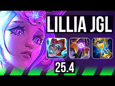 LILLIA vs GRAVES (JGL) | Legendary | KR Master | 25.4