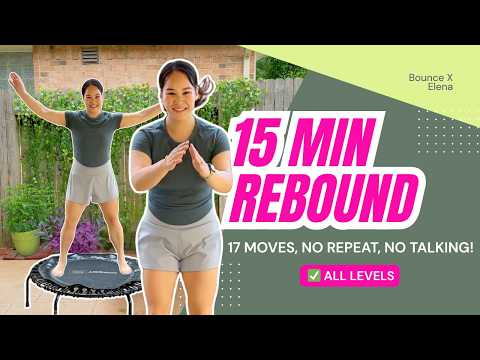 15 Minute Rebounder Workout | Fun, Low Impact Mini Trampoline Cardio (Easy to Follow Along at Home)