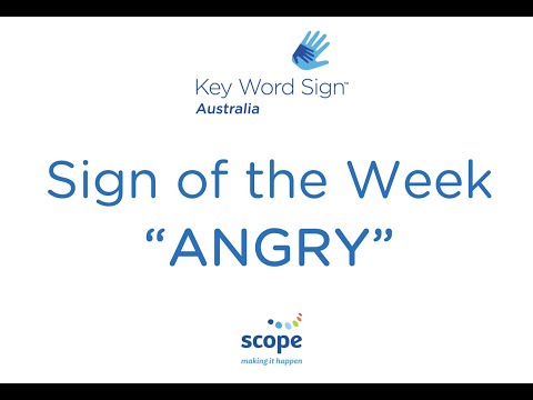 How to Sign Rage in Auslan