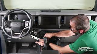 Installation of 107-FD2 Dash Kit in a Ford Bronco