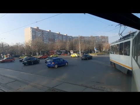 Călătorie cu tramvaiul V3A-93 #294(linia 27 deviată) între stațiile Ilioara - Piața Titan