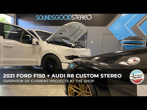 2021-2023 Ford F-150 with B&O 8-Speaker 3-Way Active Pre-Tuned Plug & Play Stereo Upgrade with Underseat Enclosure