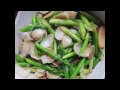 芦笋竹笋烩百合asparagus and bambooshoots homecooked