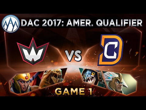WanteD vs DC Game 1 - DAC 2017 Americas Qualifier - @DakotaCox @LacosteDota
