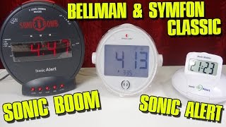 "SONIC BOOM + ALERT / BELLMAN SYMFON CLASSIC" -Weckervergleich