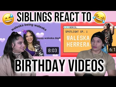 Reacting to the BIRTHDAY videos YOU made for me! 😂💜👌