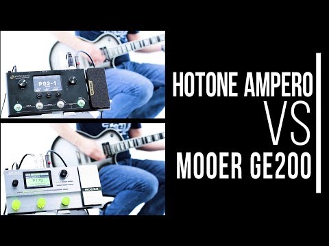 Hotone Ampero vs Mooer GE200 (Mesa Rectifier, Friedman, Fender Twin, Soldano SLO Models) | Metal