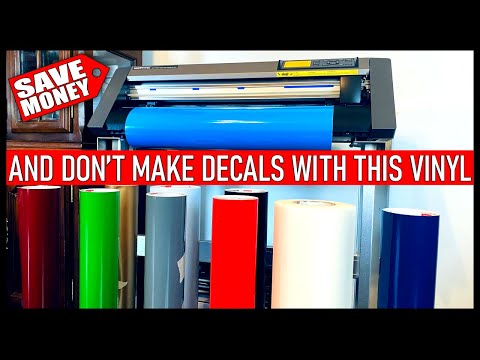 NEVER STOCK THIS VINYL FOR DECALS!