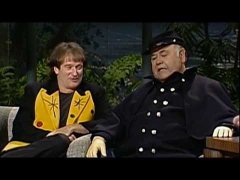 Johnny Carson with guests Robin Williams, Jonathan Winters and Park Overall