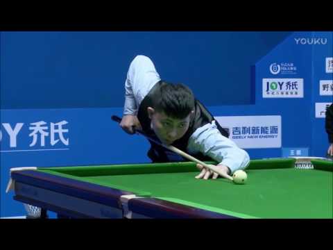 Zheng Yubo - Flying Cue Ball on His Break