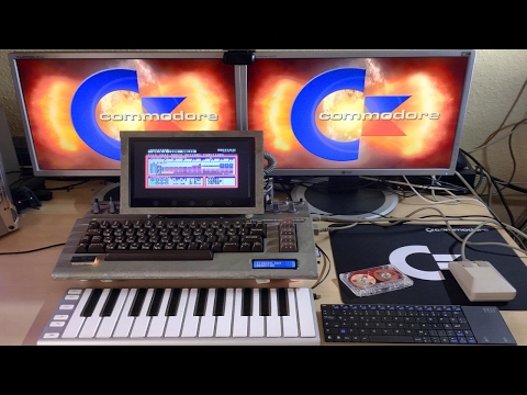 Commodore 64 music workstation - NEW  review & composing a short song with the machine [english]]