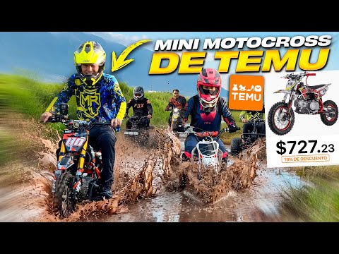 COMPRAMOS LAS MINI MOTOCROSS DE TEMU Y NOS VAMOS DE RUTA CON EL TEAM | ManuelRivera11