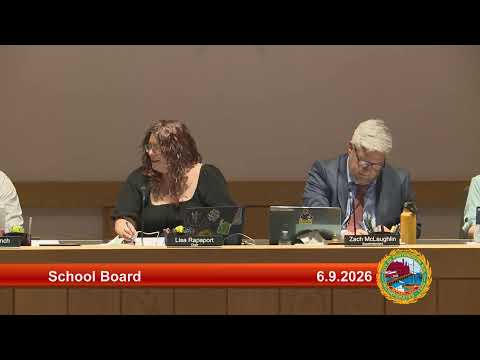 6.9.2026 School Board